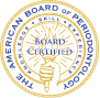 The American Board of Periodontology Board Certified badge